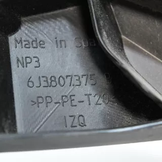 6J3807375B , art598517 Кронштейн крепления бампера заднего Seat Ibiza 4 Арт 598517, вид 3