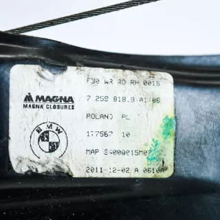 M139707259818 , art575033 Стеклоподъемник задний правый BMW 3 F30/F31/GT F34 Арт 575033, вид 6