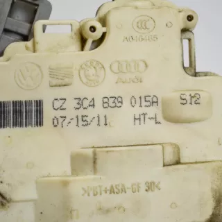 3C4839015A , art629531 Замок двери задней левой Volkswagen Passat B7 Арт 629531, вид 4