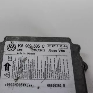 1K0909605C , art547544 Блок AirBag Volkswagen Golf 5 Арт 547544, вид 1