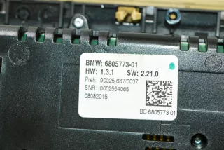 6805773 , art9250299 Блок управления печки/климат-контроля BMW 5 F10/F11/GT F07 Арт 9250299, вид 8