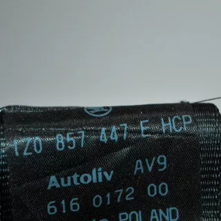 1Z0857447E , art649469 Ремень безопасности задний левый Skoda Octavia A5 restailing Арт 649469, вид 4
