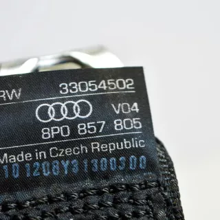 8P0857805 , art640035 Ремень безопасности задний правый Audi A3 8P Арт 640035, вид 2