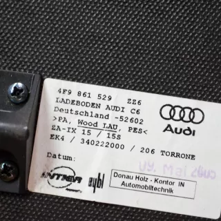 4F9861529 , art613043 Ковер багажника Audi A6 C6 (S6,RS6) Арт 613043, вид 4