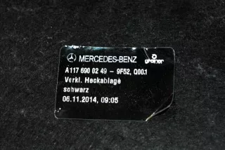 A1176900249 , art5977409 Полка багажника Mercedes CLA c117 Арт 5977409, вид 8