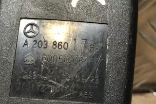 A2038601769 , art482152 Ремень безопасности задний левый Mercedes C W203 Арт 482152, вид 5