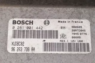 0281001442, 9626373980 , art8965874 Блок управления двигателем Peugeot 806 Арт 8965874, вид 10