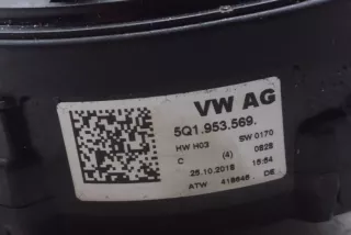 5q1953569, 418357 , art11060098 Шлейф руля Volkswagen T-Roc Арт 11060098, вид 4