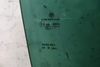 3C8845206A, E643R005274 , art5607801 Стекло двери задней правой Volkswagen Passat CC Арт 5607801, вид 4