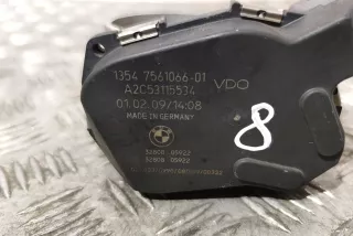 13547561066, 7561066 , art10297529 Заслонка дроссельная BMW 3 E90/E91/E92/E93 2.0л Арт 10297529, вид 6