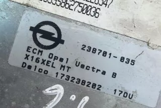 173238202, 238701035, 01228547 , art11076511 Блок управления двигателем Opel Vectra B Арт 11076511, вид 3