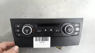 64119199260 Блок управления климат-контролем BMW 3 E90/E91/E92/E93 Арт 752, вид 1
