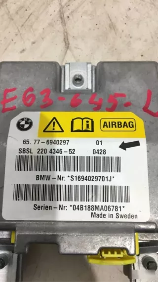 65 77 6 940 297 Датчик airbag BMW 6 E63/E64 Арт 5885, вид 2