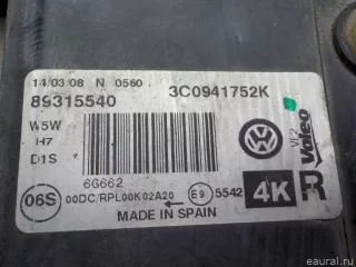 3C0941752K VAG Фара правая Volkswagen Passat B6 Арт E41055808, вид 6