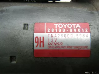 281000V012 Toyota Стартер Toyota Highlander 2 Арт E70561037, вид 5