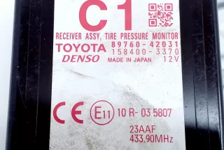 89760-42031, 158400-3370 , art11383364 Блок контроля давления в шинах Toyota Rav 4 1 Арт 11383364, вид 2