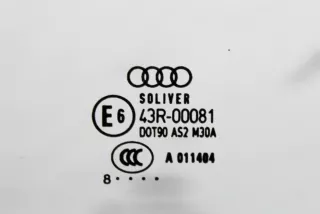 43R-00081 , art11312385 Стекло двери задней левой Audi A6 C6 (S6,RS6) Арт 11312385, вид 3