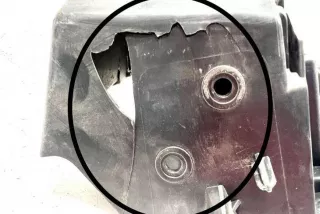 9687948980, 026152 , art11349054 Кронштейн крепления бампера заднего Peugeot 508 Арт 11349054, вид 2