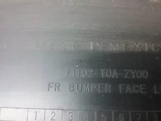 71102T0AZY00 Юбка переднего бампера Honda CR-V 4 Арт 250901, вид 5