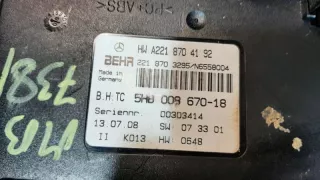 A2218704192 Блок управления печки/климат-контроля Mercedes S W221 Арт W40668, вид 2