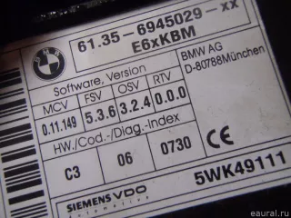 61356945029 BMW Блок электронный BMW 5 E60/E61 Арт E12304003, вид 3