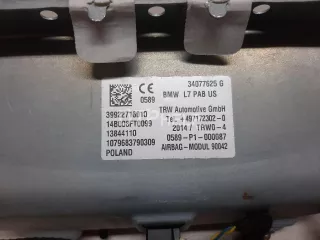 72129227160 Подушка безопасности пассажирская (в торпедо) BMW 3 F30/F31/GT F34 Арт AM22869303, вид 7