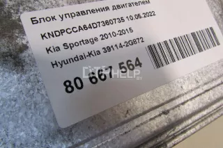 391142G872 Блок управления двигателем Kia Sportage 3 Арт AM80667564, вид 5
