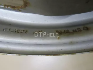 MR374287 Диск колесный железо Mitsubishi Pajero Pinin Арт AM80927225, вид 3