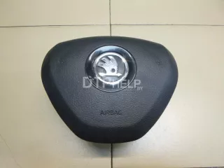 5E0880201BIZY Подушка безопасности в рулевое колесо Skoda Octavia A7 Арт AM100332820, вид 1