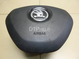 5E0880201BIZY Подушка безопасности в рулевое колесо Skoda Octavia A7 Арт AM100332820, вид 2