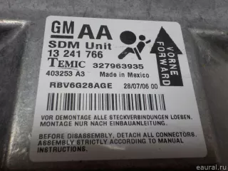 13241766 GM Блок управления AIR BAG Opel Zafira B Арт E52360444, вид 9