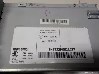5J0035161 VAG Магнитола Skoda Roomster 1 restailing Арт E51994235, вид 8