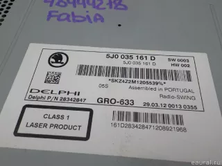 5J0035161D VAG Магнитола Skoda Fabia 2 restailing Арт E48444218, вид 7