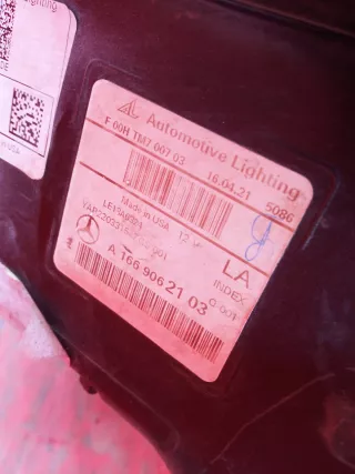 A1669062103, A1668200759 Фара LED Mercedes ML/GLE W166 Арт MB62466, вид 14
