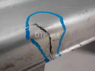 1404143 Бампер задний Opel Astra G Арт AM41104239, вид 6