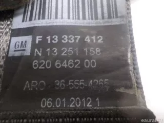 13337412 GM Ремень безопасности с пиропатроном Opel Astra J Арт E41108057, вид 5