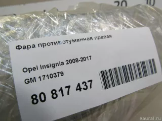 1710379 GM Фара противотуманная правая Opel Insignia 1 Арт E80817437, вид 8