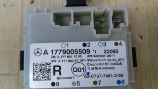 A1779005509 Блок управления двери задней правой Mercedes B W247 Арт W40142, вид 3