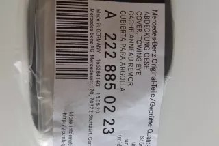 A22288502239999 , art7050982 Заглушка (решетка) в бампер передний Mercedes S W222 Арт 7050982, вид 1