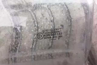 E243R001167, 43R001167 , art12073280 Стекло двери передней левой Volkswagen Touareg 1 Арт 12073280, вид 3