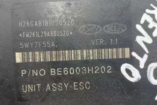BE6003H202, 5WY7F55A, H2GGAB1B1020520 , art12082760 Блок ABS Kia Sorento 1 Арт 12082760, вид 4