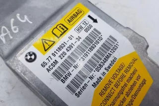 911893101 , art12085701 Блок AirBag BMW 5 E60/E61 Арт 12085701, вид 2