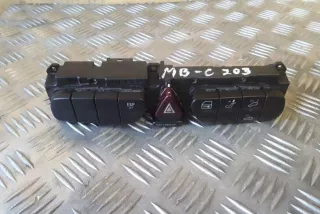 2038217279, 3306170400 , art12146516 Кнопка аварийной сигнализации Mercedes C W203 Арт 12146516, вид 1
