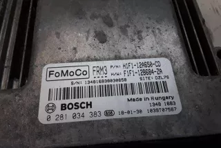 H1F112A650CD, F1F112B684ZA, 0281034383 , art12167503 Блок управления двигателем Ford Focus 3 restailing Арт 12167503, вид 5