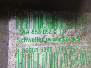 3AA853092C VAG Накладка на порог (наружная) Volkswagen Passat B7 Арт E51320250, вид 17