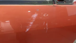 MN301824 Дверь передняя правая оранжевая Mitsubishi Colt 6 restailing Арт 9042946, вид 2