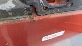 MN301824 Дверь передняя правая оранжевая Mitsubishi Colt 6 restailing Арт 9042946, вид 5