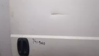 1612405080 Дверь сдвижная левая белая Citroen Jumper 2 Арт 9048648, вид 2