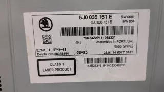 5J0035161E Магнитола (аудио система) Skoda Rapid Арт 9106383, вид 5