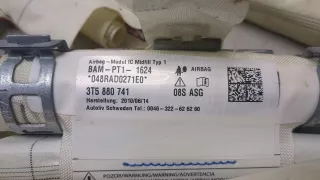 3T5880741 Подушка безопасности боковая (шторка) левая Skoda Superb 2 Арт 8907868, вид 2
